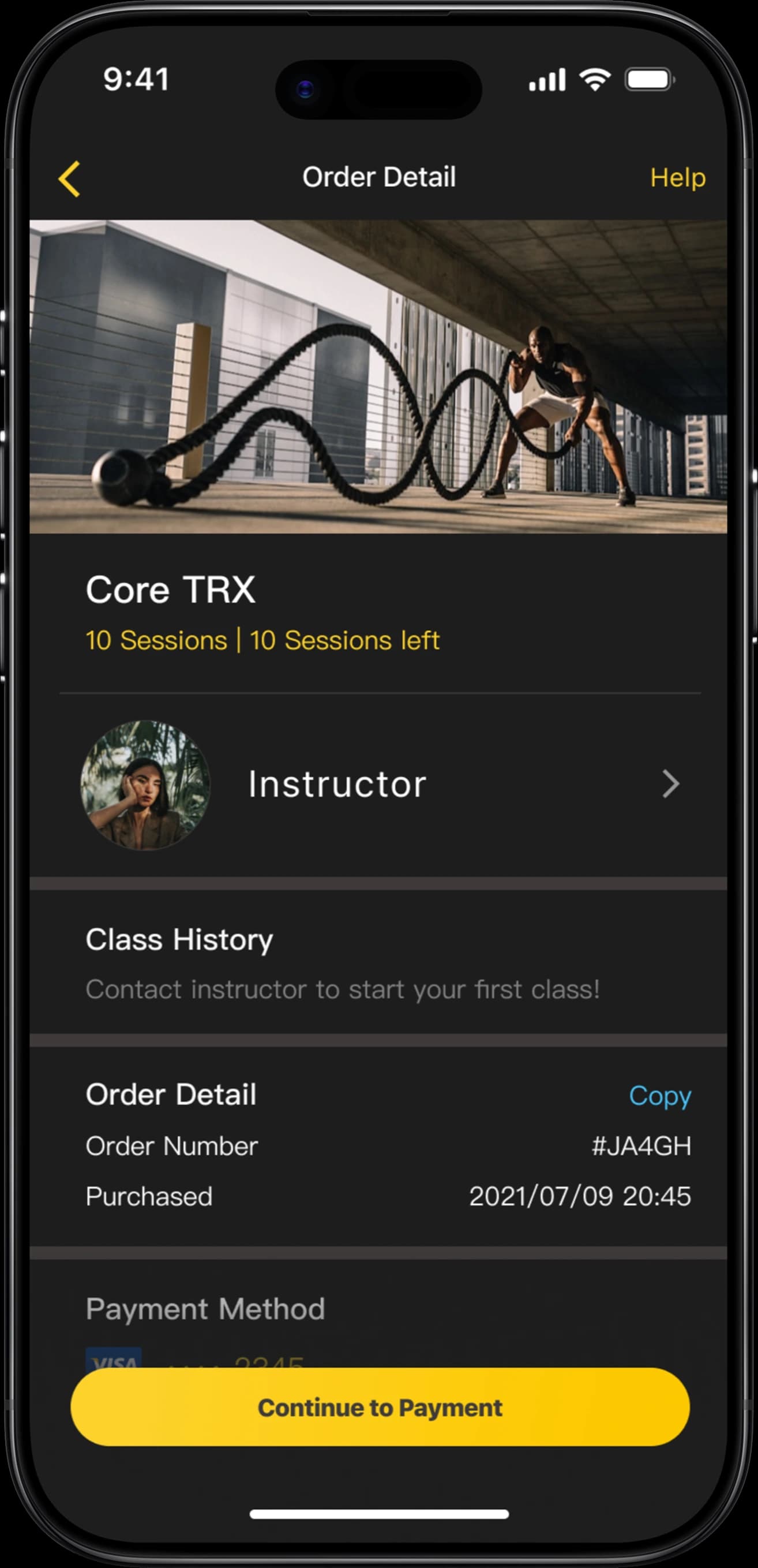 xarefit app — checkout completed without the front desk
